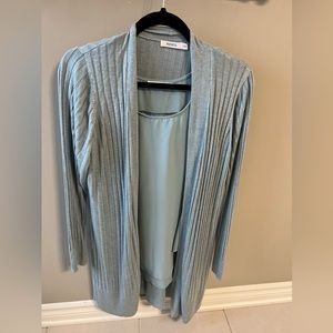 Ricki’s Matching Camisole and Cardigan Blue - Medium